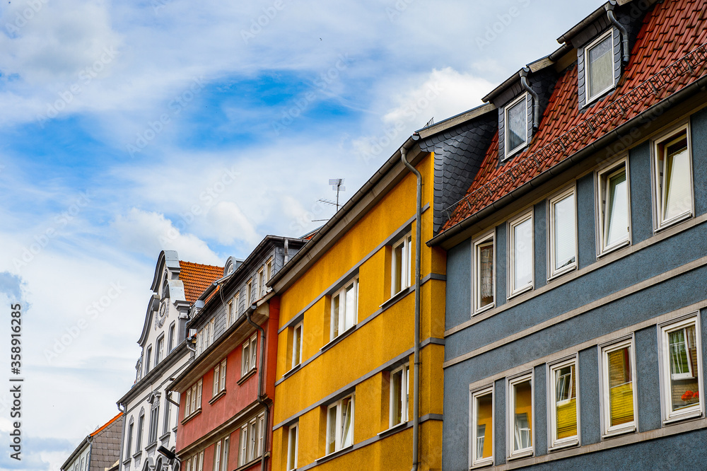It's Beautiful colorful architecture of Eisenach, Thuringia, Germany It's Beautiful colorful architecture of Eisenach, Thuringia, Germany