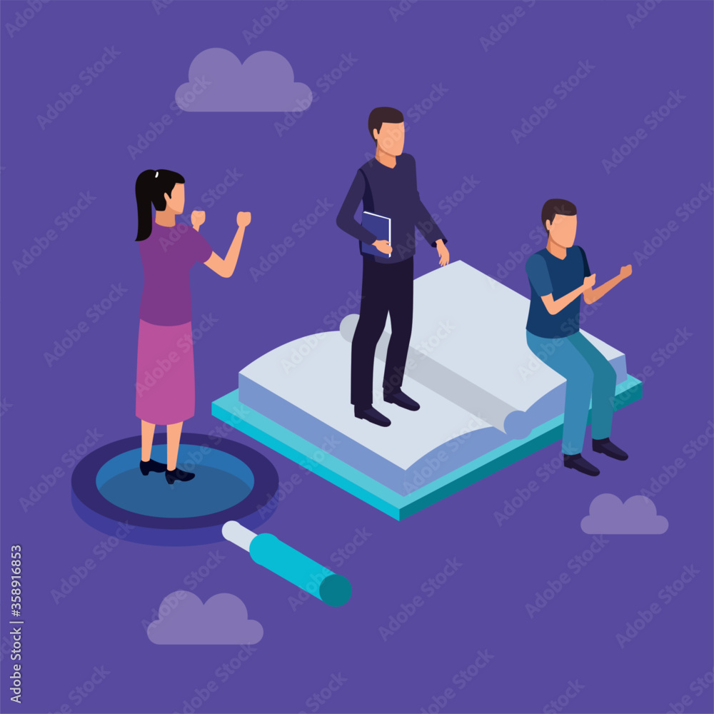 education on line technology with books and people education on line technology with books and people