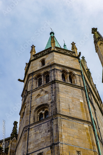 It's Erfurt Cathedral and Collegiate Church of St Mary, Erfurt, Germany. Martin Luther was ordained in the cathedral in 1507 photo