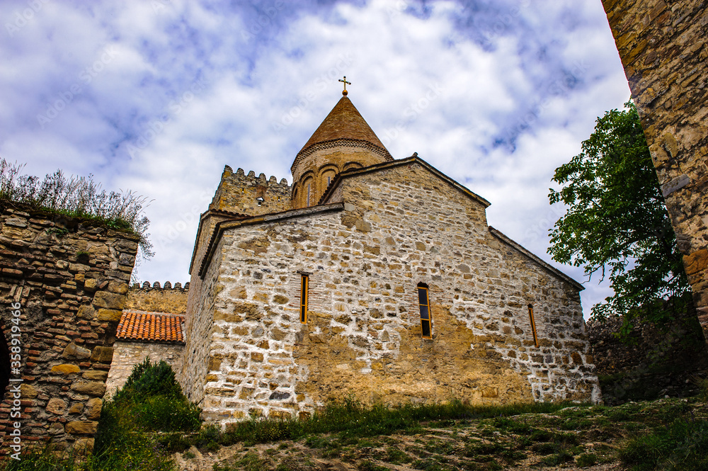 It's Part of the Ananuri Castle, a castle complex on the Aragvi River in Georgia It's Part of the Ananuri Castle, a castle complex on the Aragvi River in Georgia