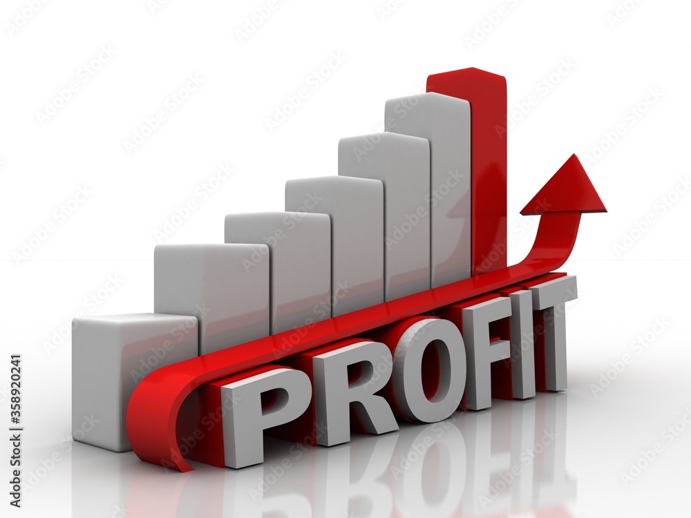 3d rendering Stock market online business concept. business Graph 3d rendering Stock market online business concept. business Graph