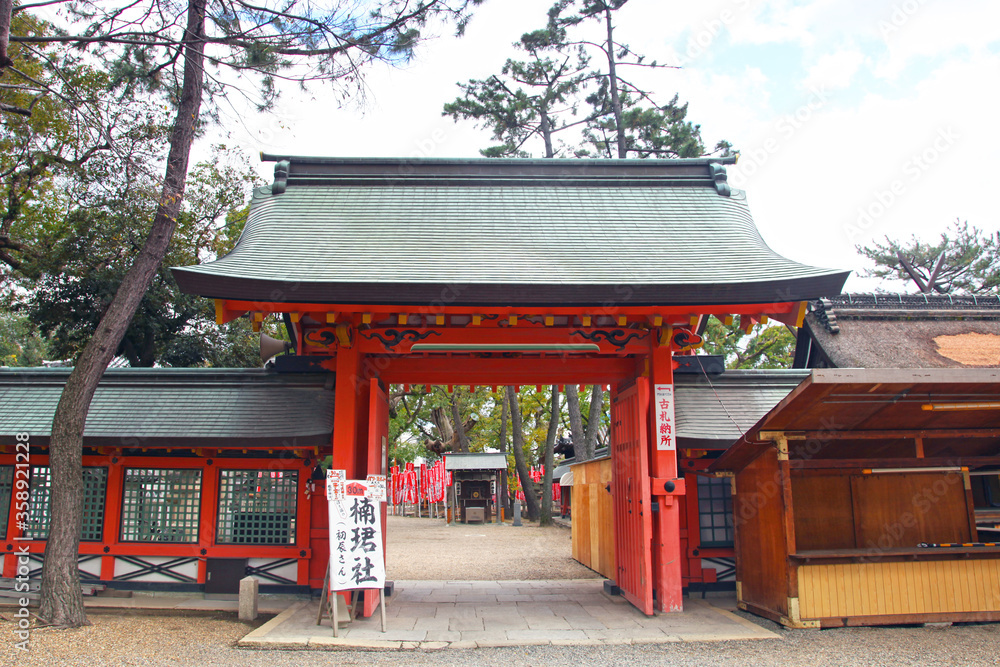 Sumiyoshi Grand Shrine, Osaka, Japan. Sumiyoshi Grand Shrine, Osaka, Japan.
