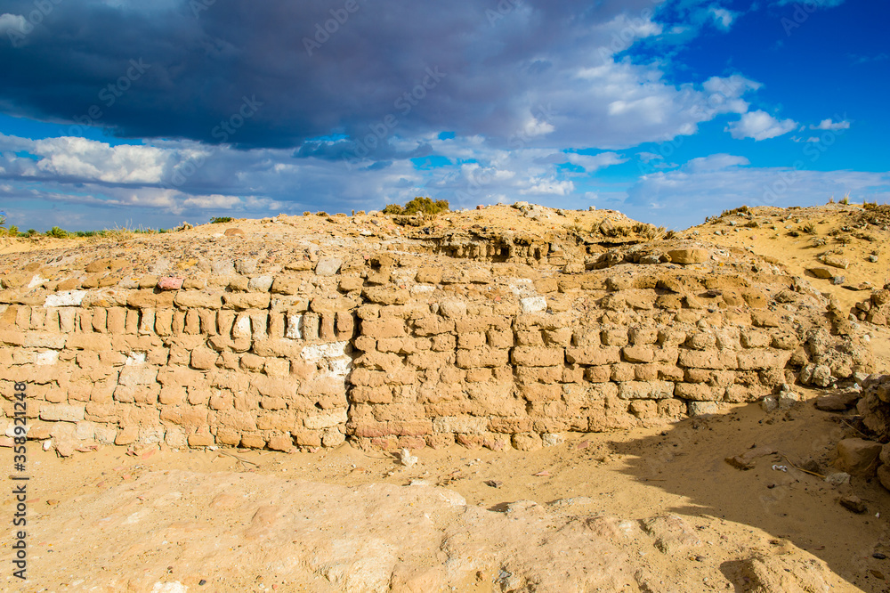 Obraz premium It's Ruins of the Temple of Alexander the Great, Egypt
