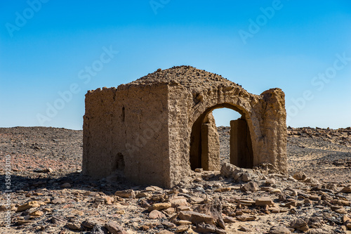 It's Al-Bagawat (El-Bagawat), an ancient Christian cemetery, one of the oldest in the world, Kharga Oasis, Egypt