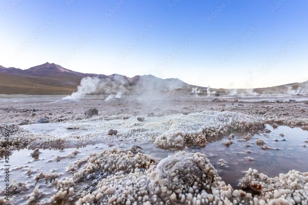 El Tatio geysers , San Pedro de Atacama, Chile. El Tatio geysers , San Pedro de Atacama, Chile.