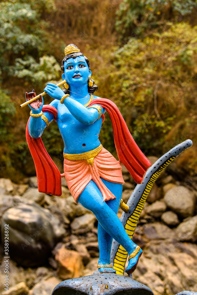 Figure at the Kirateshwar Mahadev Temple, a Hindu temple, Legship, West Sikkim, India Figure at the Kirateshwar Mahadev Temple, a Hindu temple, Legship, West Sikkim, India