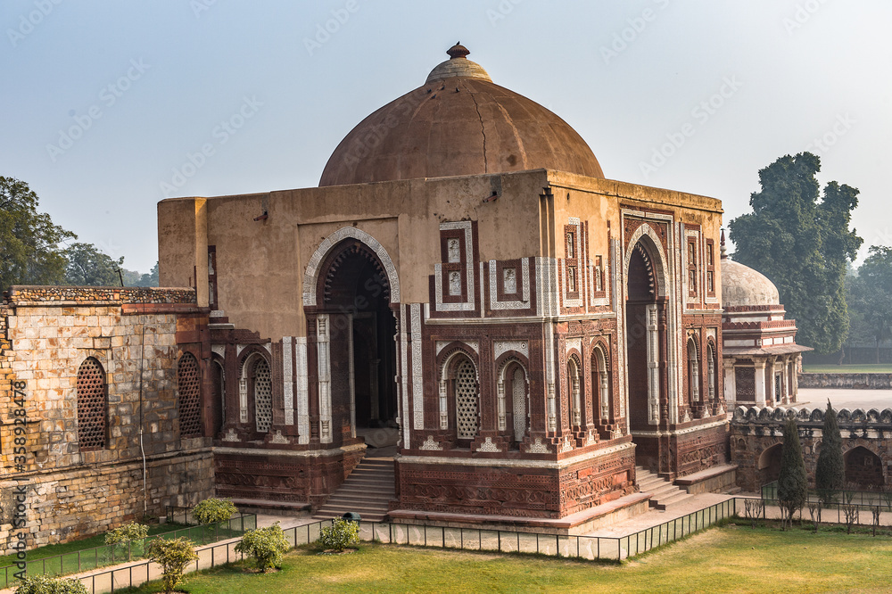 It's Qutb complex (Qutub), an array of monuments and buildings at Mehrauli in Delhi, India. UNESCO World Heritage Site