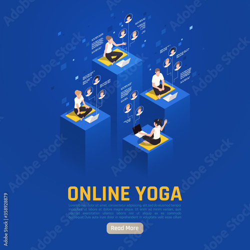 Online Yoga Class Background