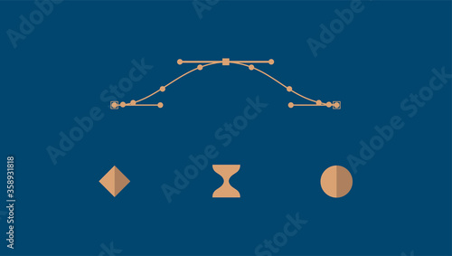 Keyframe Essentials in After Effects easy ease . motion graphics icon