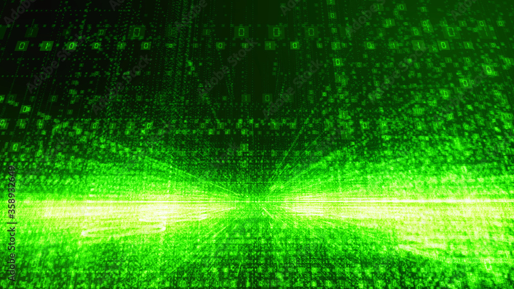 ハッキングのイメージCG　セキュリティ