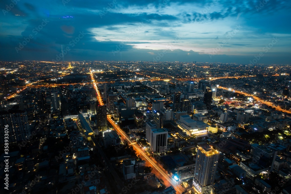 Fototapeta premium Bangkok at night , Thai land