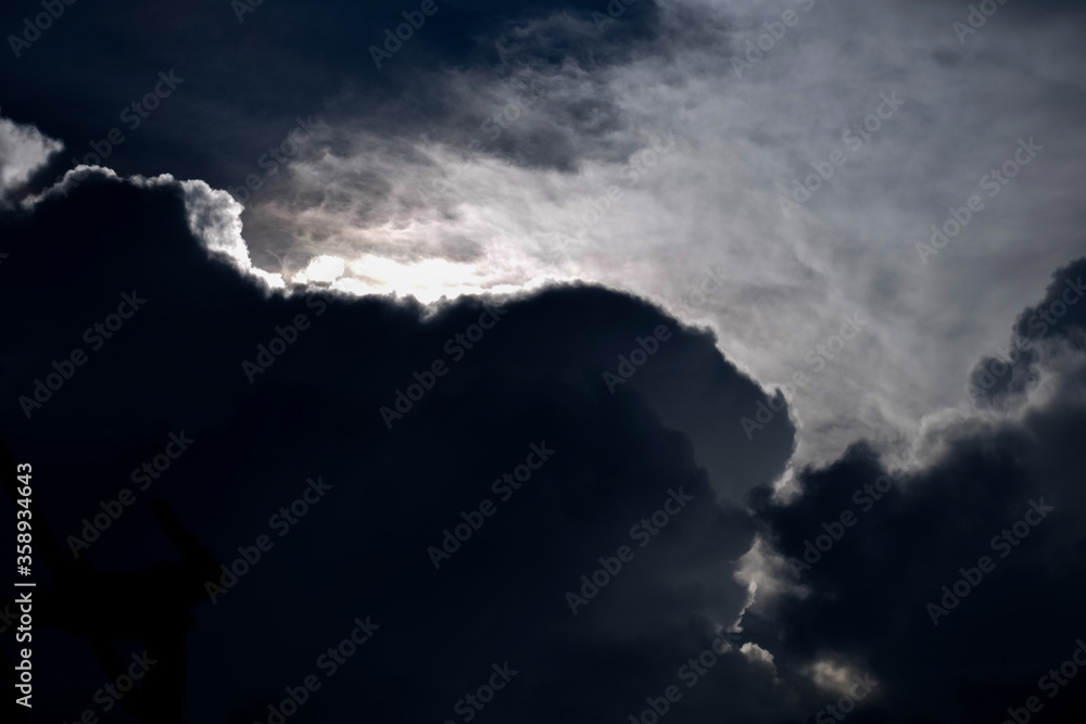 soft focus nimbus cloud and blue sky in the shiny day soft focus nimbus cloud and blue sky in the shiny day