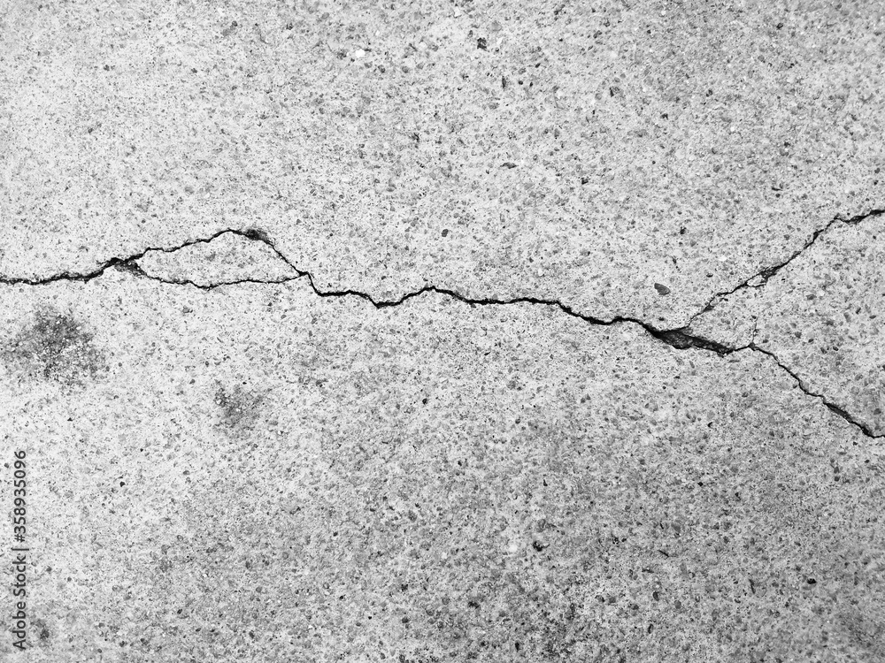 Obraz premium cracked concrete wall