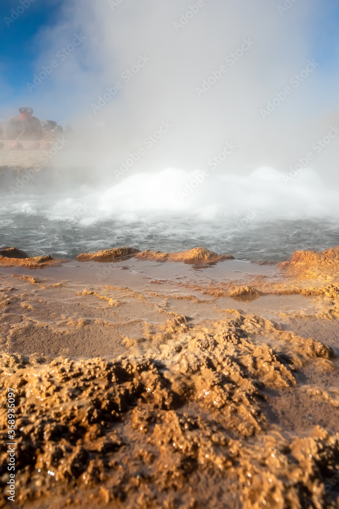 El Tatio geysers , San Pedro de Atacama, Chile.