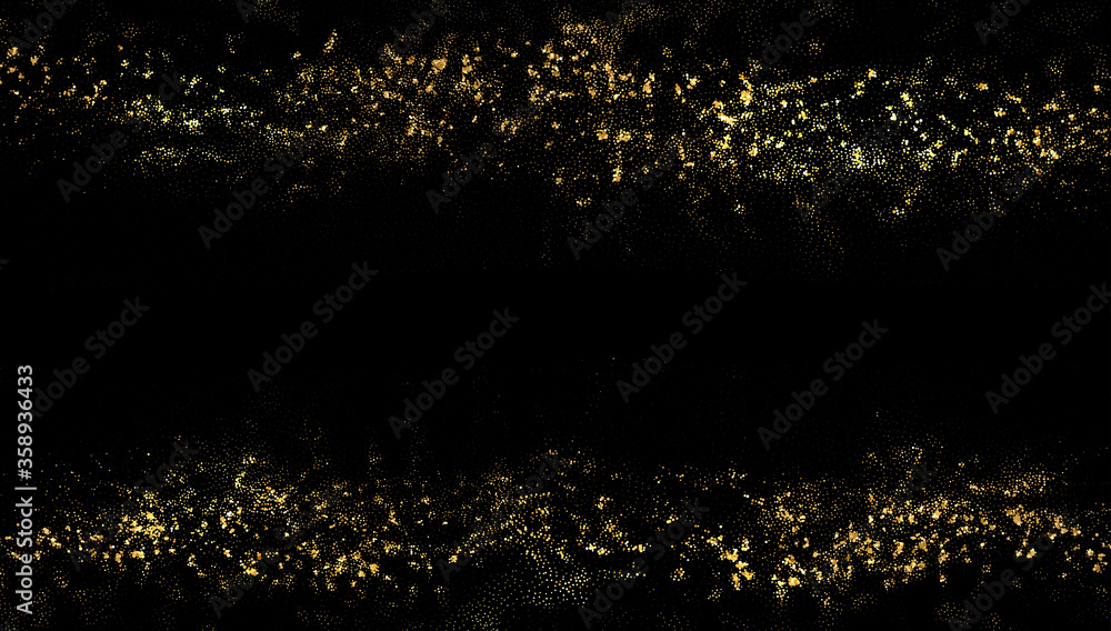 Abstract shiny glitter overlay design element.