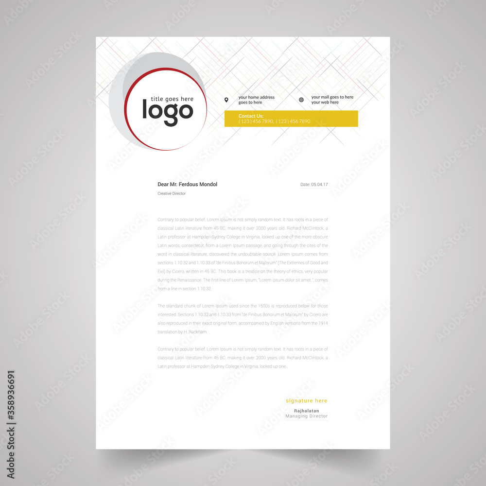 Business style letter head templates for your project design. Business style letter head templates for your project design.