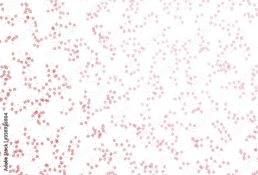 Light Red vector pattern with sharp lines, dots. Light Red vector pattern with sharp lines, dots.
