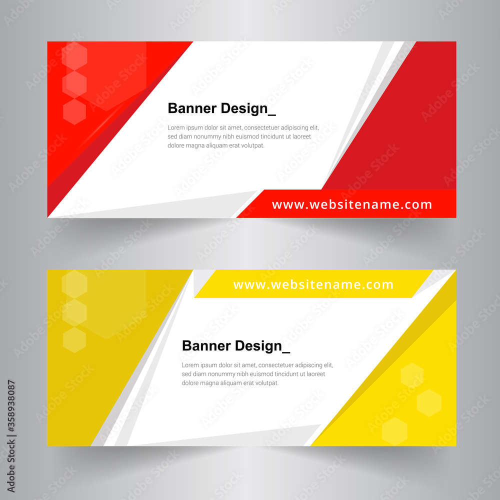 Corporate Business Concept Bannar Design. Web Banner Template.