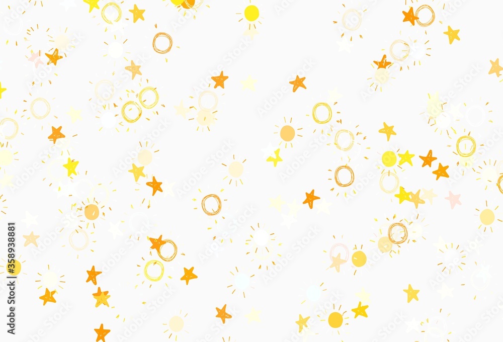 Light Green, Red vector layout with stars, suns. Light Green, Red vector layout with stars, suns.
