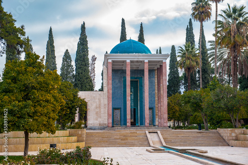 It's Saadi's mausoleum in Shiraz, Iran. photo