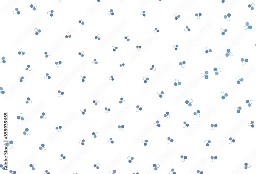 Light BLUE vector pattern with spheres. Light BLUE vector pattern with spheres.
