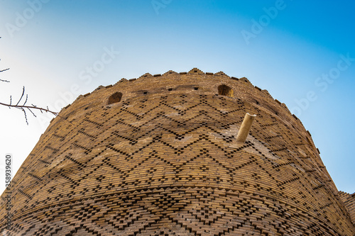 It's Arg of Karim Khan, a citadel, Shiraz, Iran. It was built as part of a complex during the Zand dynasty and is named after Karim Khan. Iran's Cultural Heritage Organization. photo