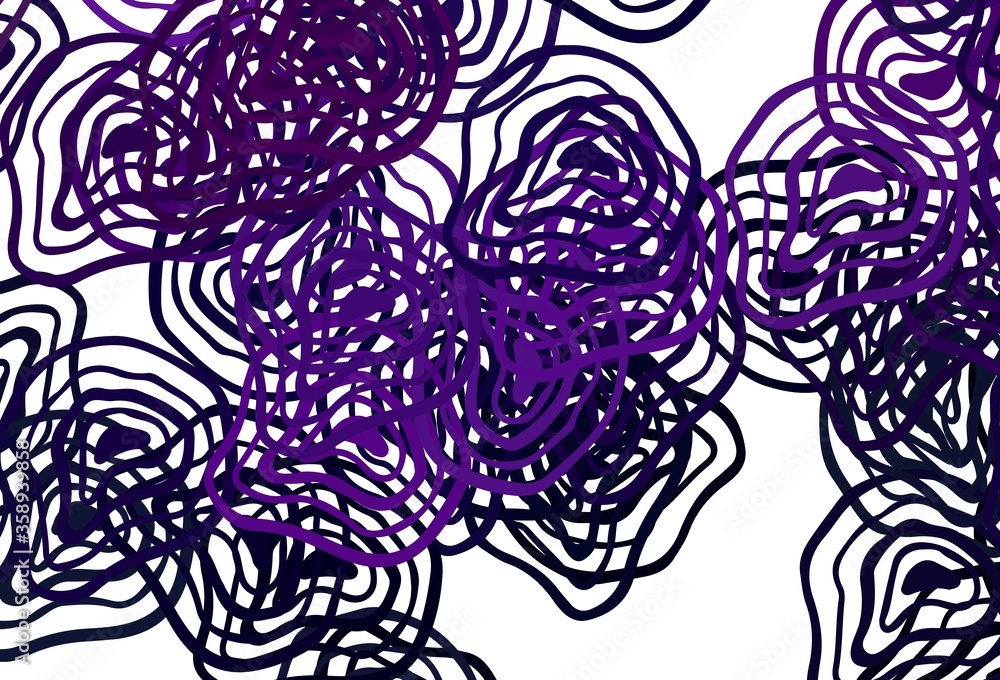 Light Purple, Pink vector background with wry lines. Light Purple, Pink vector background with wry lines.