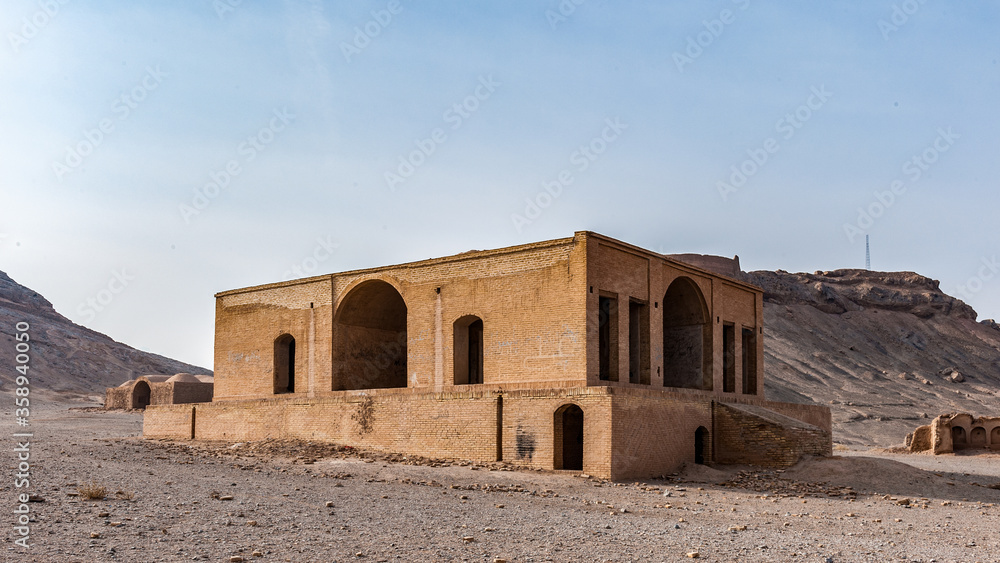 It's Rests of the Zoroastrian civilization, Yazd, Iran