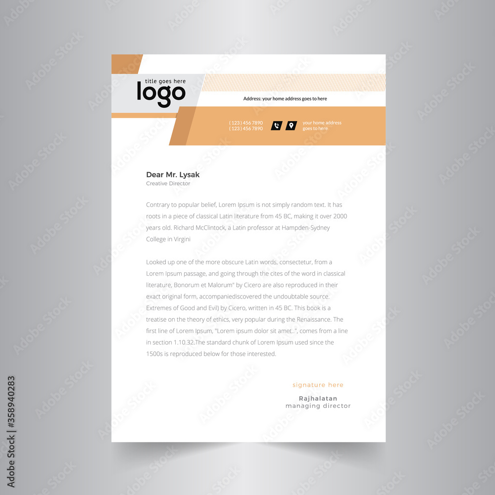 Abstract letter head templates for your project design. Abstract letter head templates for your project design.