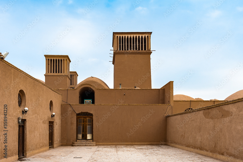 It's Complex of the Wind Tower complex in Yazd, Iran It's Complex of the Wind Tower complex in Yazd, Iran