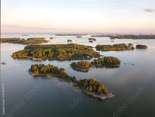 A view to the archipelago near Helsinki, Finland