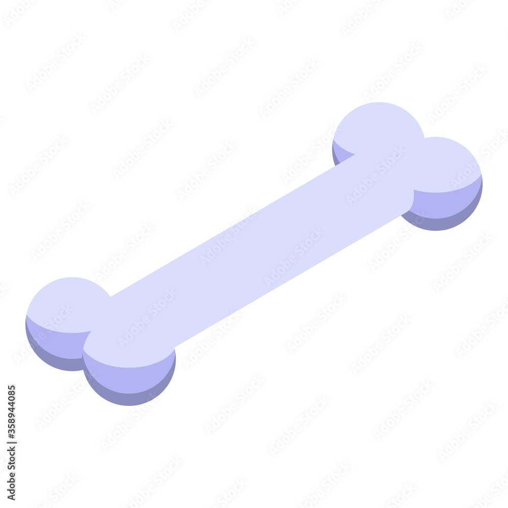 Corgi dog bone icon. Isometric of corgi dog bone vector icon for web design isolated on white background Corgi dog bone icon. Isometric of corgi dog bone vector icon for web design isolated on white background