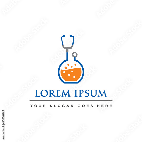 lab check up logo , diagnostic logo