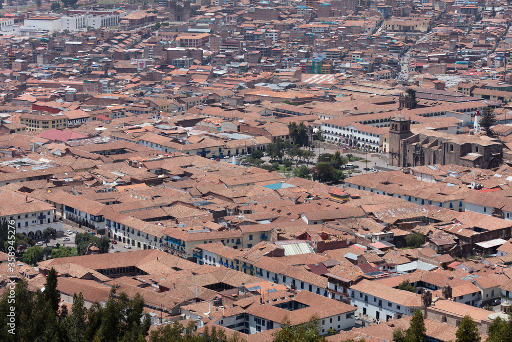 Cuzco from  above