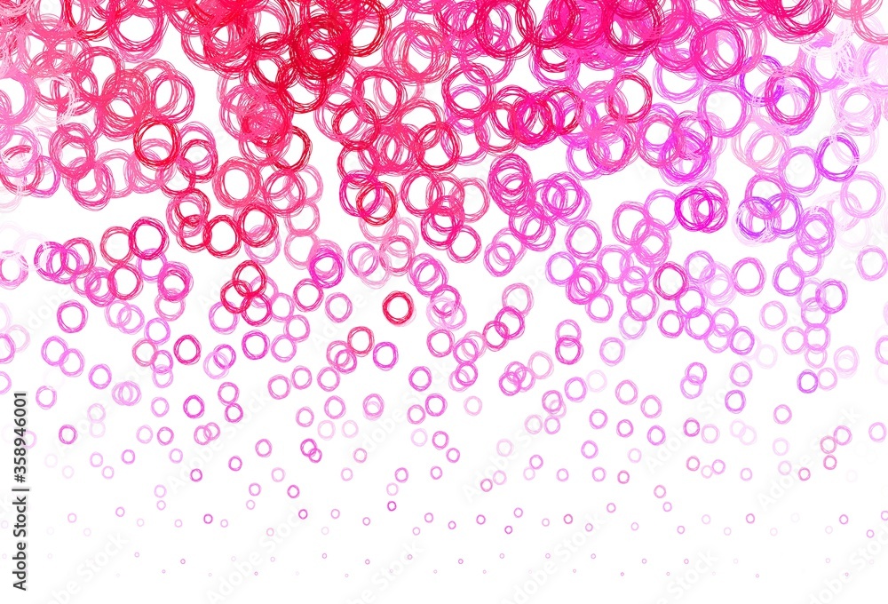 Light Purple, Pink vector background with spots.