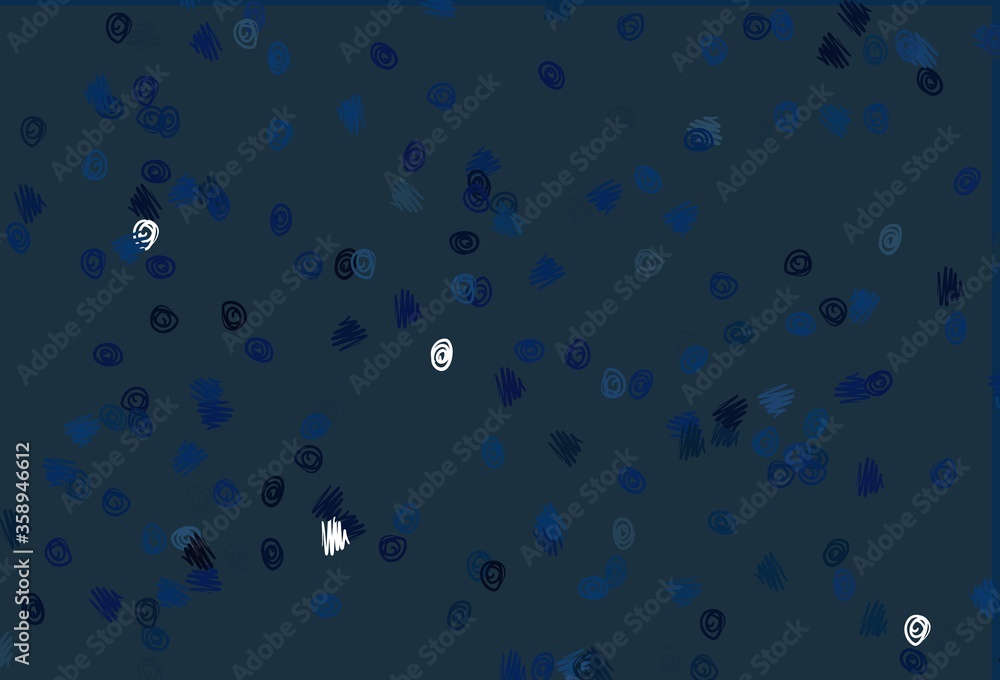 Light BLUE vector pattern with spheres. Light BLUE vector pattern with spheres.