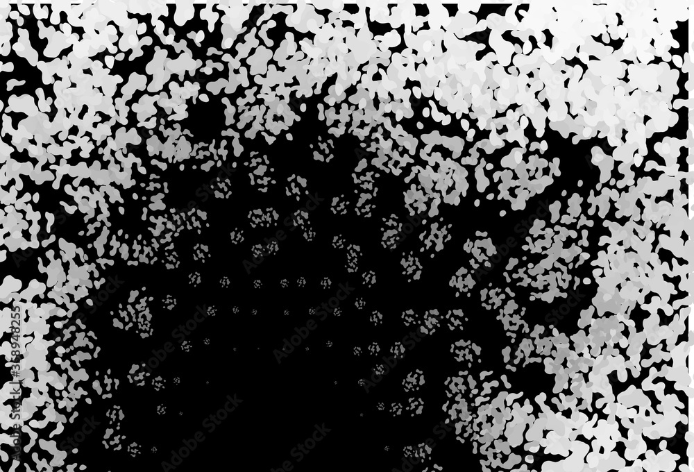 Dark Silver, Gray vector background with abstract forms. Dark Silver, Gray vector background with abstract forms.
