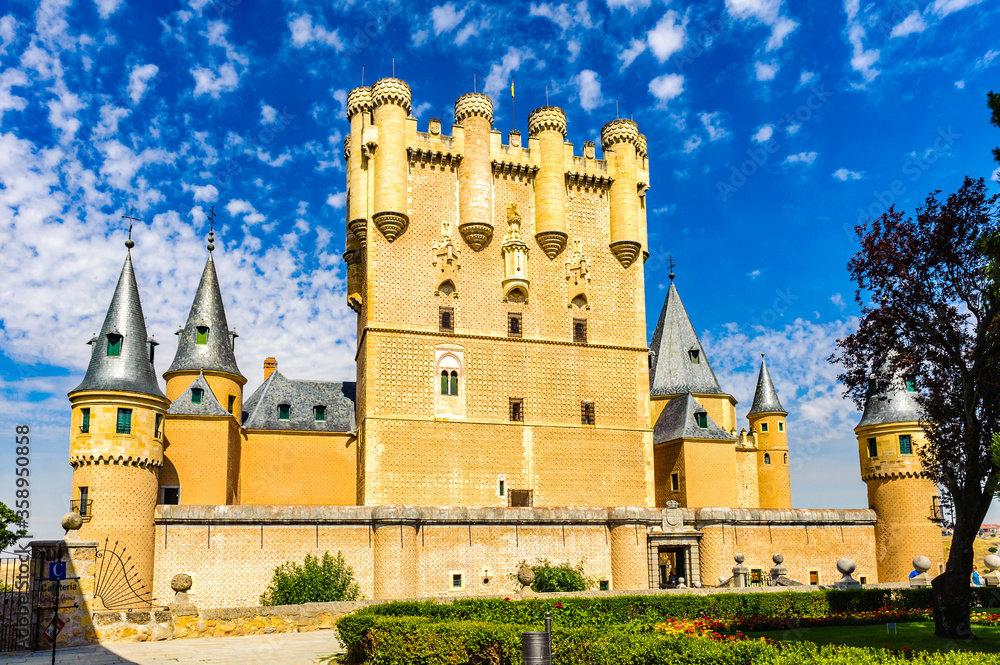 It's Segovia castle, Alcazar, Spain