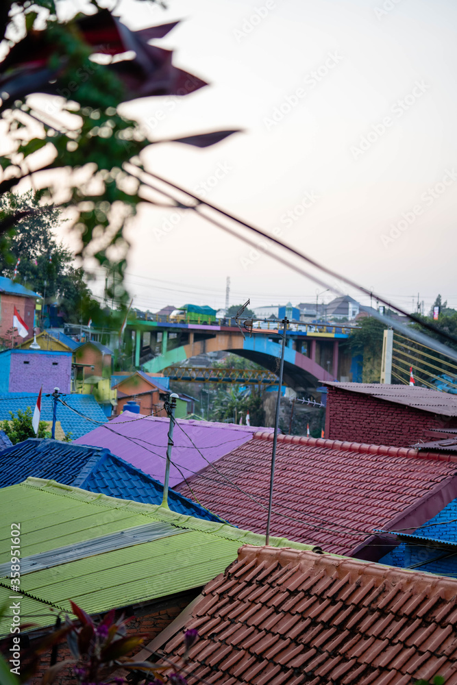 Fototapeta premium indonesia-bali-nature-aerial-waterfall