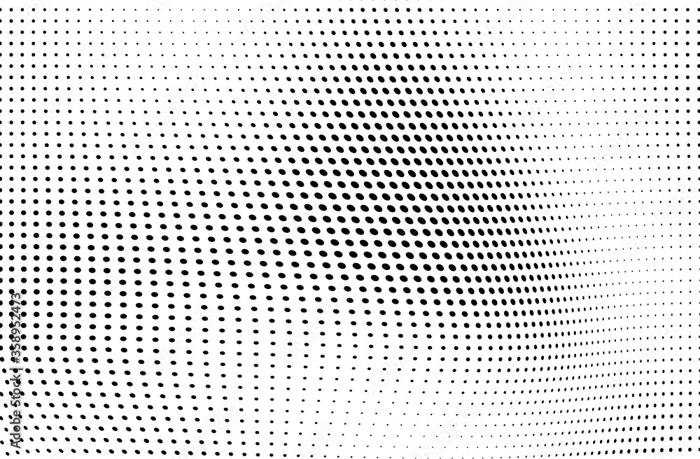 Abstract halftone wave dotted background Abstract halftone wave dotted background