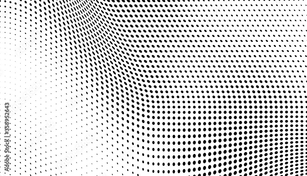 Abstract halftone wave dotted background Abstract halftone wave dotted background
