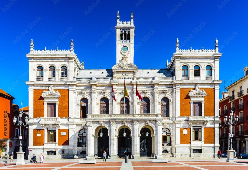 It's Plaza Mayor (Major Square) of Valladolid, Spain