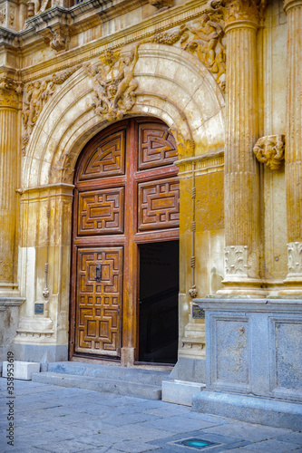 It s Door of the Alcala University  Alcala de Henares  Spain