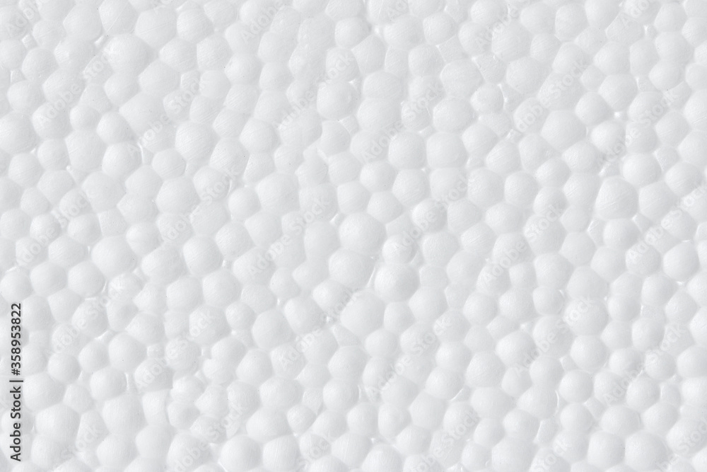 Polystyrene ,Styrofoam foam texture abstract white background.