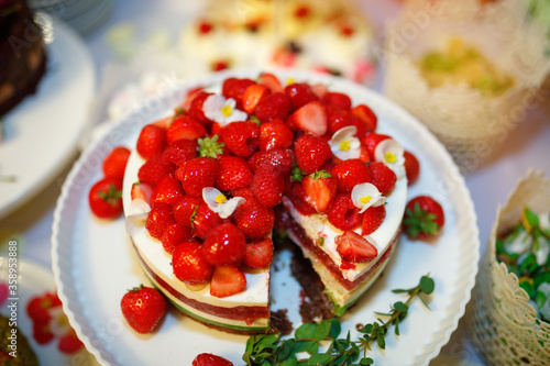 Simply Delicious homemade Strawberry Cake