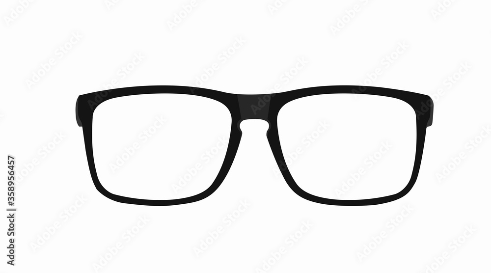 Vector Isolated Illustration of Glasses Vector Isolated Illustration of Glasses