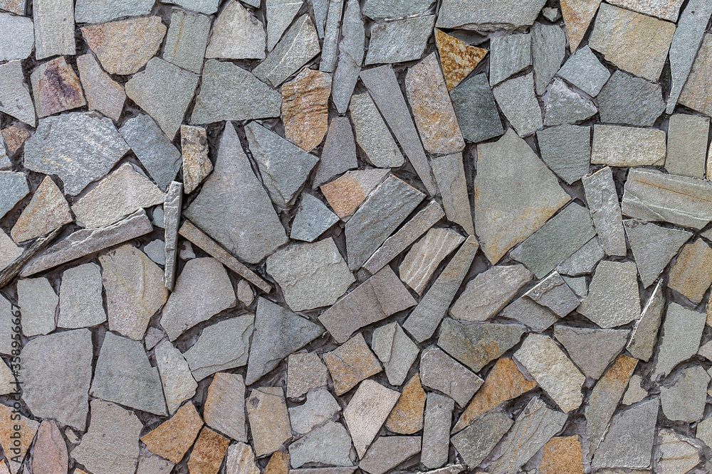 Obraz premium the surface of the wall of natural stone