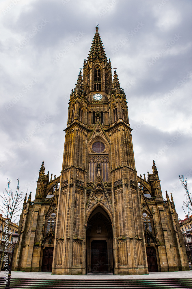 It's Good Shepherd Cathedral of San Sebastian, San Sebastian, Basque Country, Spain