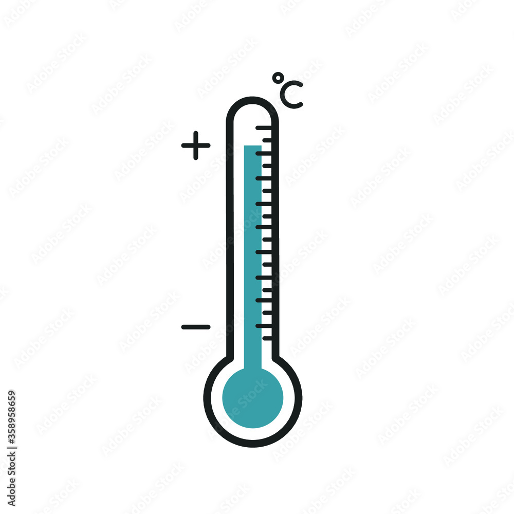 Thermometer icon vector. Temperature Sign
Thermometer icon vector. Temperature Sign