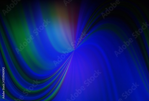 Dark BLUE vector blurred and colored pattern. Abstract colorful illustration with gradient. New design for your business.